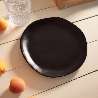 Тарілка десертна Homla MINGA 20 см | Чорний - 6 Тарілка десертна Homla MINGA 20 см | Чорний 218006 фото - 6