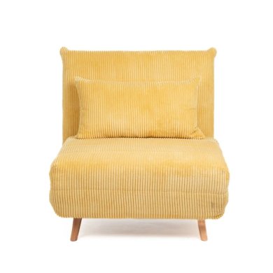 Крісло м'яке розкладне Homla SOLACE Velvet Гірчичний 223000 фото - 2