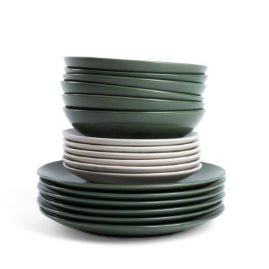 Набір тарілок Homla BARI 18 шт Зелений 239474 фото - 10