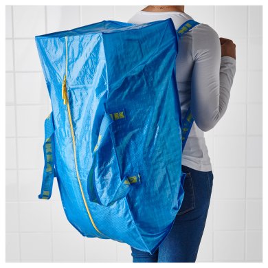IKEA Сумка для тележки FRAKTA (ИКЕА ФРАКТА) 90149148 фото - 8