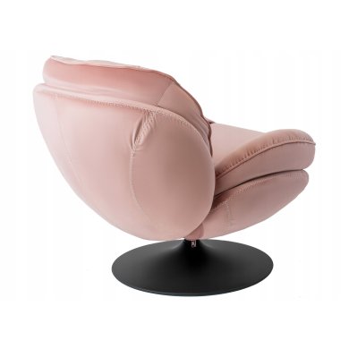 Крісло м'яке поворотне з підставкою Mebel Elit FIONA Рожевий ME.FIONA/R/V/FW фото - 4