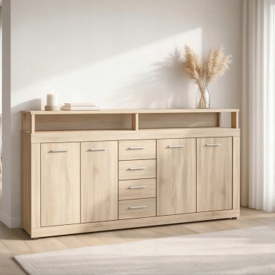 Комод Mebel Elit BLAGO Дуб сонома W.LUNA/DS/DS/KOM4D4S фото - 5