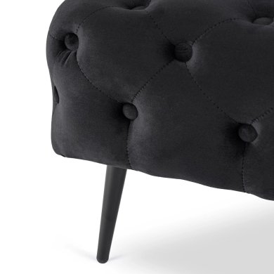 Скамья Mebel Elit VERA 2 Черный ME.VERA2/CZ/CZ/V/FW фото - 4