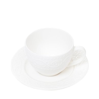 Чашка з блюдцем Homla SYLIA 250 мл | Білий 213943 фото - 2