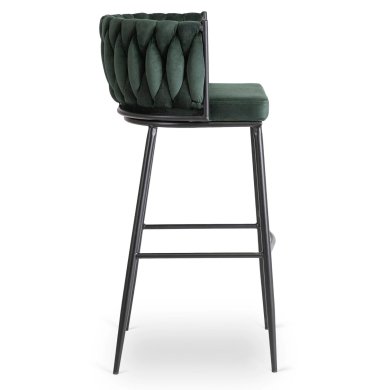 Барний стілець Mebel Elit FLORES Welur Зелений ME.FLORES/Z/CZ/V/H фото - 4