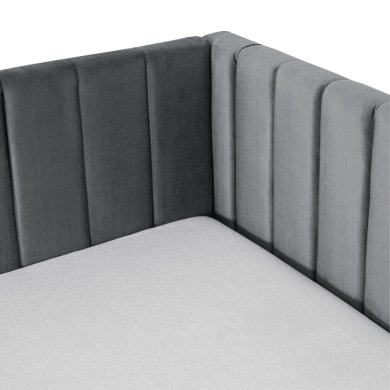 Раскладная кушетка Mebel Elit VILLEMO Welur 90x200 см Серый ME.VILLEMO/90/90/CP/V/LOZWYS фото - 7