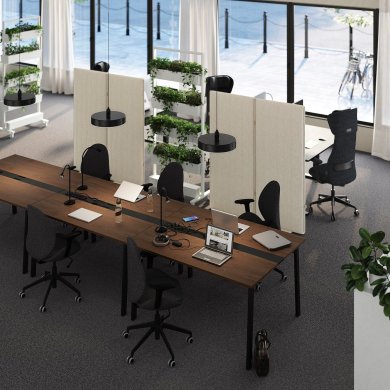 IKEA Письменный стол MITTZON Орех (ИКЕА МИЦОН) 39533422 фото - 6