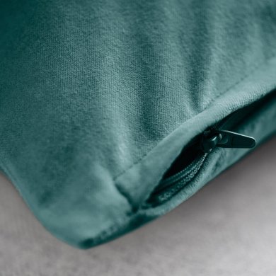 IKEA Декоративная наволочка SANELA 65х65 см Бирюзовый (ИКЕА САНЕЛА) 60591132 фото - 5