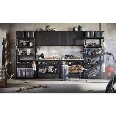 Стеллаж BROR Черный - 7 IKEA Стеллаж BROR Черный (ИКЕА BROR) 69471738 фото - 7