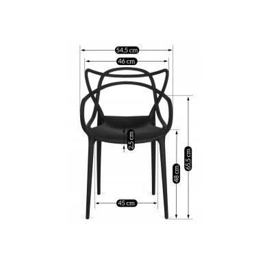 Обеденный стул Mebel Elit CELTIC Черный ME.CELTIC/CZ/PL/K фото - 10