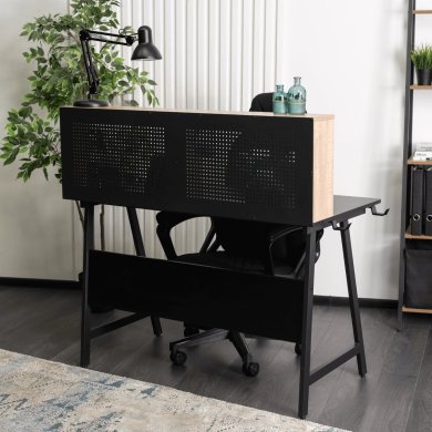 Компьютерный стол Mebel Elit ICE Дуб сонома - 7 Компьютерный стол Mebel Elit ICE Дуб сонома ME.ICE/DS/CZ/B фото - 7