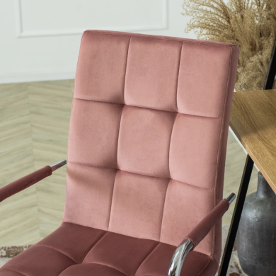 Офісне крісло Mebel Elit BOSTON Рожевий ME.BOSTON/R/CH/V/FO фото - 10