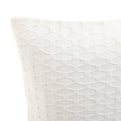 Декоративна наволочка Homla RETA 45х45 см Кремовий 209892 фото - 5