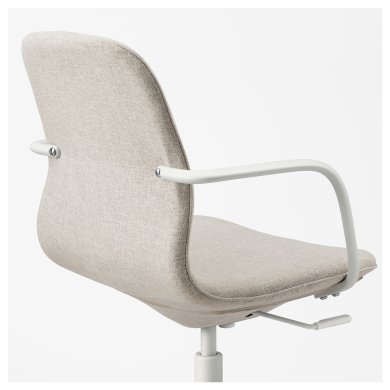 Офисное кресло LANGFJALL Бежевый - 2 IKEA Офисное кресло LANGFJALL Бежевый (ИКЕА ЛАНГФЬЯЛЛЬ) 49252765 фото - 2