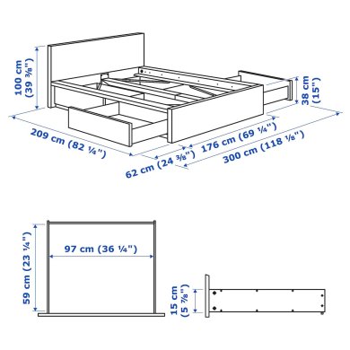 IKEA MALM (ИКЕА МАЛЬМ) 69495008 фото - 2