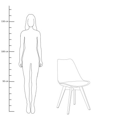 Обеденный стул Homla FISCO Белый - 9 Обеденный стул Homla FISCO Белый 161793 фото - 9