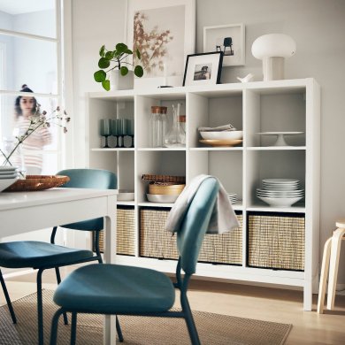 IKEA Стеллаж KALLAX Белый (ИКЕА КАЛЛАКС) 79442694 фото - 5