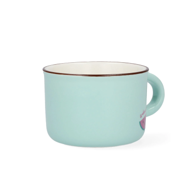 Кружка Homla NORDLIA 160 мл | М’ятний / Принт 161396 фото - 4