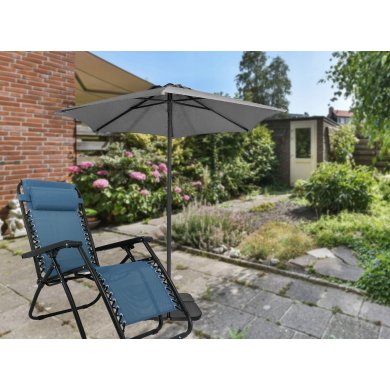 Садовый зонт Kontrast DETROIT 200 см Серый - 7 Садовый зонт Kontrast DETROIT 200 см Серый 5.06.27597 фото - 7