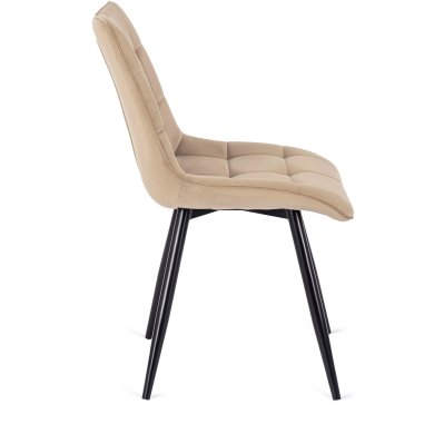 Обеденный стул Mebel Elit RIO Welur Бежевый - 3 Обеденный стул Mebel Elit RIO Welur Бежевый ME.RIO/BZ/V/K фото - 3