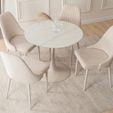 Обеденный стол Mebel Elit SANDER Marmur Кашемир ME.SANDER/B/KASZ/S фото - 4