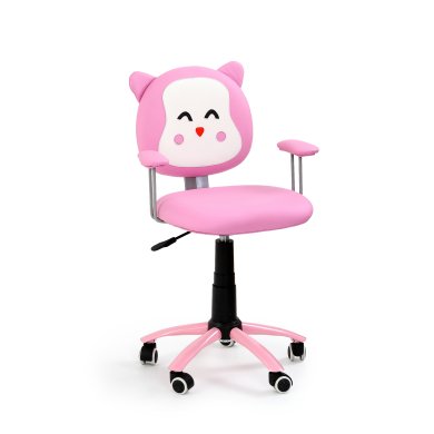 Поворотное крісло Halmar Kitty | Розовый V-CH-KITTY-FOT