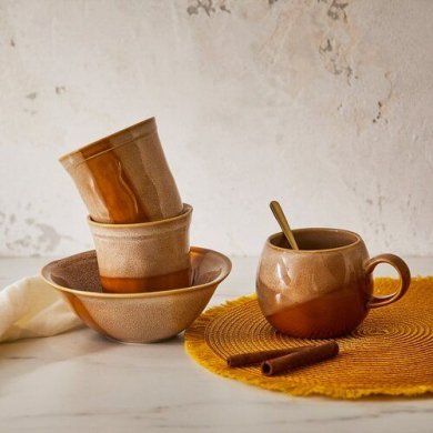 Чашка Duka Jorden 350 мл | Бежево-коричневый - 9 Чашка Duka Jorden 350 мл | Бежево-коричневый 1219625 фото - 9