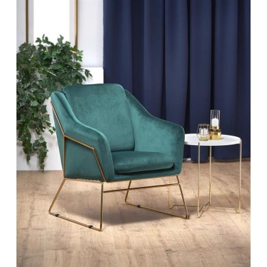 Кресло мягкое Halmar Soft 3 Темно-зеленый V-CH-SOFT_3-FOT-C.ZIELONY фото - 2