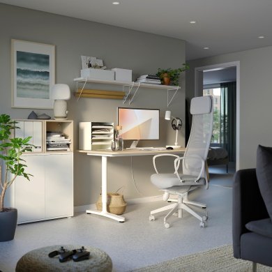 IKEA Офісне крісло MARKUS Світло-сірий (ИКЕА МАРКУС) 10521858 фото - 10