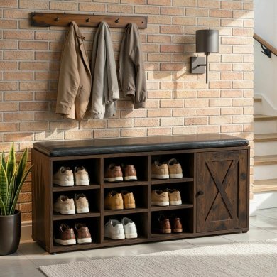 Скамейка для обуви Mebel Elit ARYA Дуб рустик ME.ARYA/DRU/CZ/SZAFKBUT фото - 10