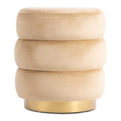 Пуф Mebel Elit AURA Welur Бежевый ME.AURA/BZ/V/PUF фото - 2