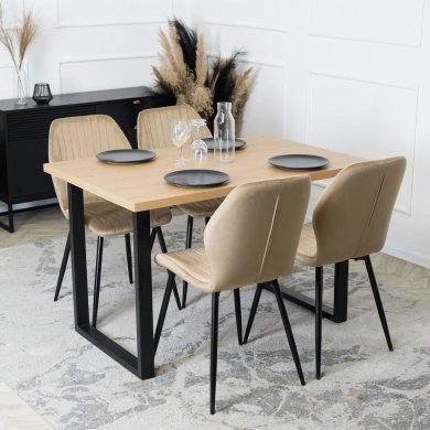 Обеденный стул Mebel Elit LILAC Welur Бежевый ME.LILAC/BZ/V/K фото - 6