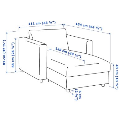 IKEA VIMLE (ИКЕА ВИМЛЕ) 69399912 фото - 8