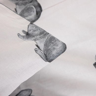 Комплект постільної білизни Homla RABBITS ESSENTIALS 160х200 см Принт 239463 фото - 2