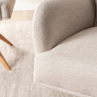 Обеденный стул поворотный Mebel Elit BIANCO Бежевый ME.BIANCO/BZ/T/K фото - 10