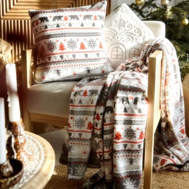 Плед Homla NOEL 150x200 см Принт 159356 фото - 5