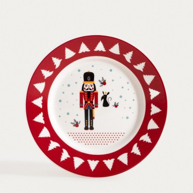 Набір тарілок Homla NUTCRACKER 12 шт Принт 242139 фото - 3