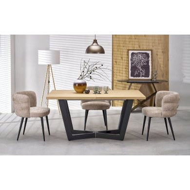 Обеденный стул Halmar K575 Бежевый - 2 Обеденный стул Halmar K575 Бежевый V-CH-K/575-KR-BEŻOWY фото - 2