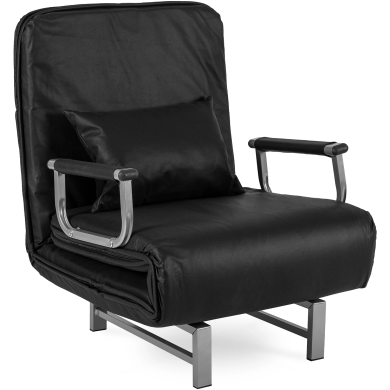 Кресло мягкое раскладное Mebel Elit DARK Черный ME.DARK/CZ/T/FW