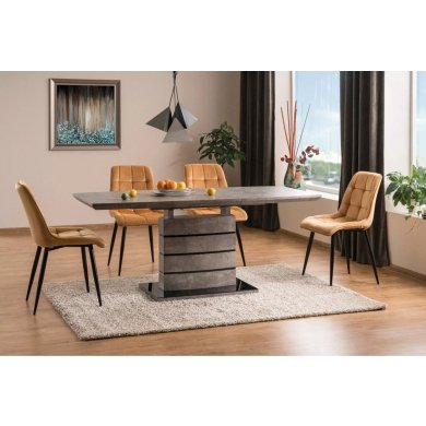 Обідній стілець Signal CHIC Welur Каррі CHICVCCU фото - 5