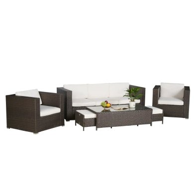 Комплект садовой мебели Favora ROSEMARY Коричневый WS610 фото - 3