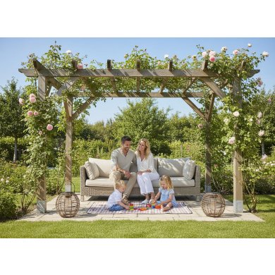 Декоративний світильник на сонячній батареї Garden Line LAP6037 Коричневий LAP6037 фото - 3