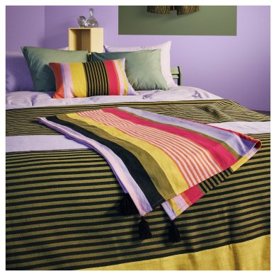 Плед MAVINN 110х170 см Разноцветный - 4 IKEA Плед MAVINN 110х170 см Разноцветный (ИКЕА МАВИНН) 90574956 фото - 4