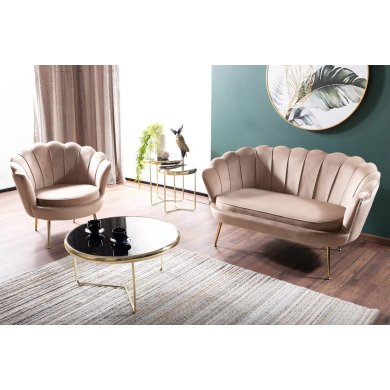 Диван Signal CAMELLIA 2 Velvet Бежевый CAMELLIAV2BEZL фото - 3