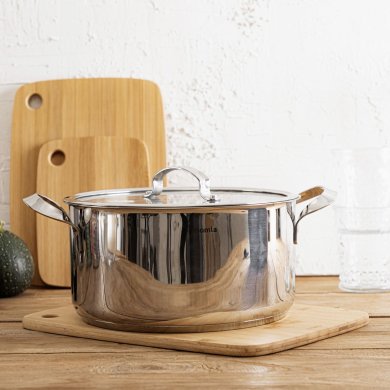 Каструля із кришкою Homla UNERO 5 л | Сталевий - 7 Каструля із кришкою Homla UNERO 5 л | Сталевий 208213 фото - 7