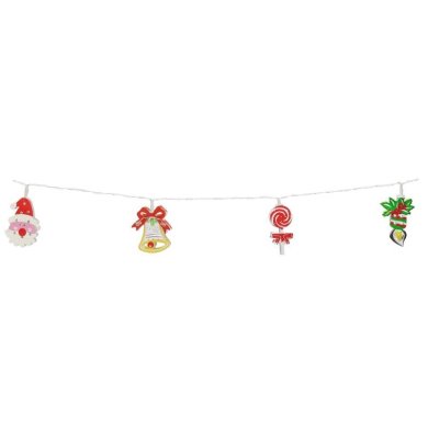 Новогодняя гирлянда Chomik 10 LED 2,2 м Теплый белый LED4024