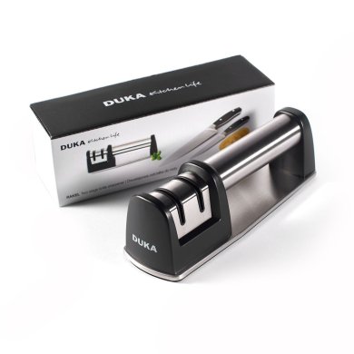 Двоетапна точилка для ножів Duka Rakel | Чорний 1213670 фото - 4