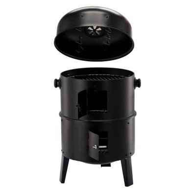 Угольный гриль-коптильня Garden Line BBQ5306 Черный - 5 Угольный гриль-коптильня Garden Line BBQ5306 Черный BBQ5306 фото - 5