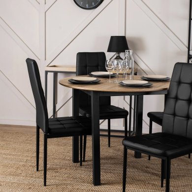 Обеденный стул Mebel Elit TEX Черный ME.TEX2/CZ/E/K фото - 6