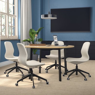 IKEA Письменный стол MITTZON Дуб (ИКЕА МИЦОН) 09530458 фото - 5